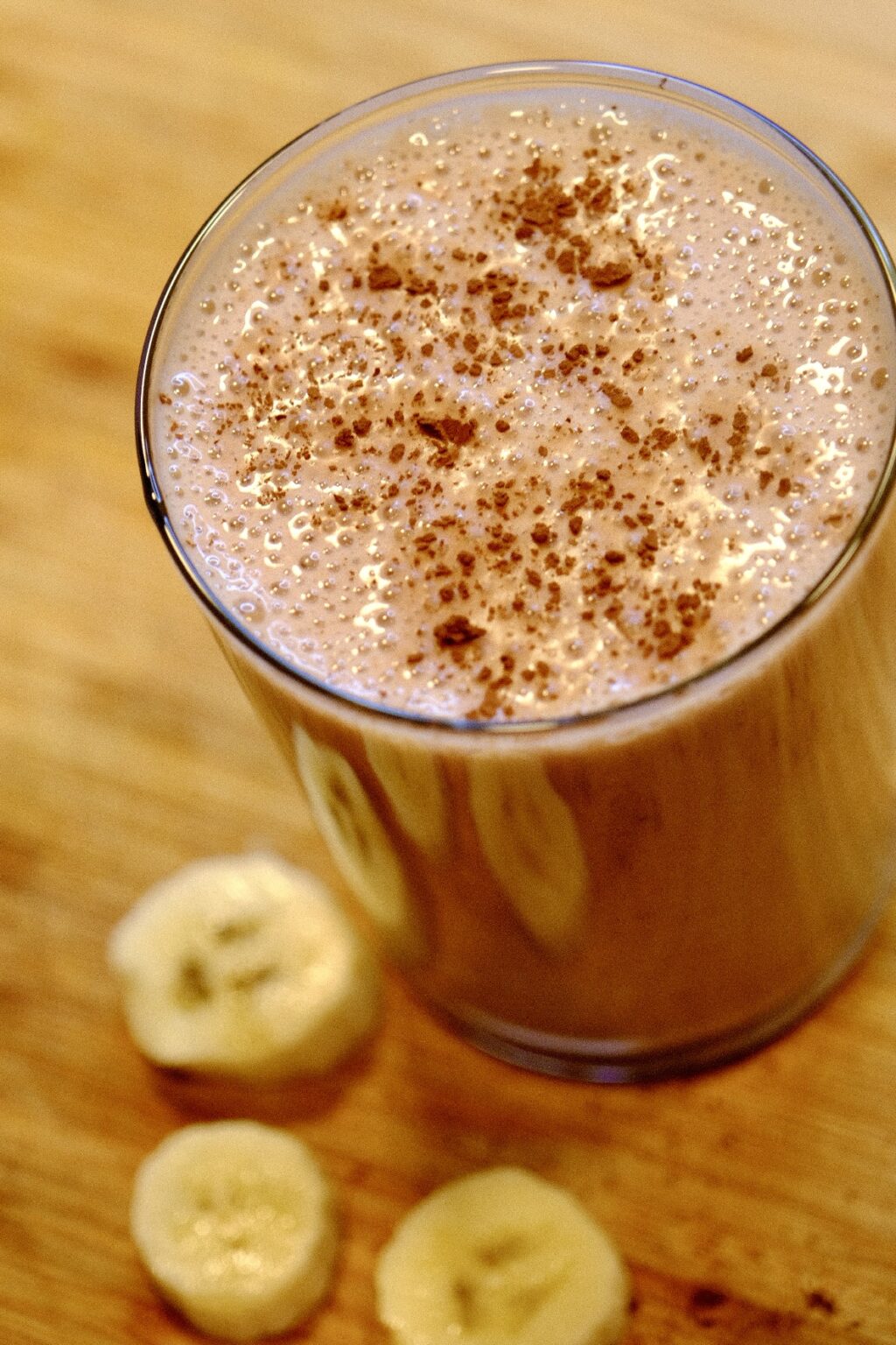 Banan-choklad-protein-smoothie