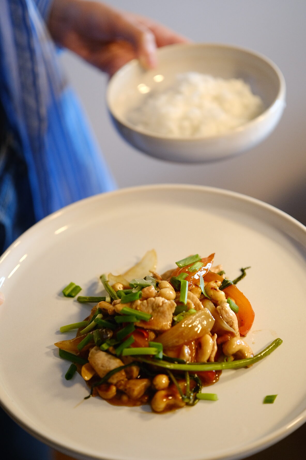 Cashew kycklingwok